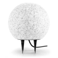 Shinestone M Kugelleuchte Außenleuchte Gartenlampe 30cm Steinoptik -Online Gartenbedarf 10027666 yy 0003 titel Lightcraft Shinestone M Kugelleuchte