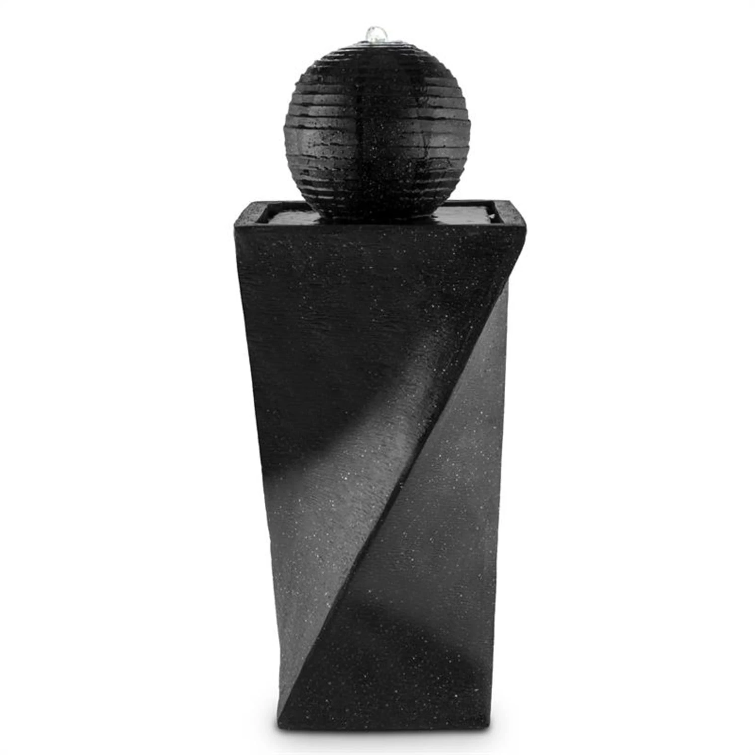 Schönbrunn Springbrunnen Kugelbrunnen Solar 200 L/h LED Basalt 5 Schönbrunn Springbrunnen Kugelbrunnen Solar 200 L/h LED Basalt – Bild 3