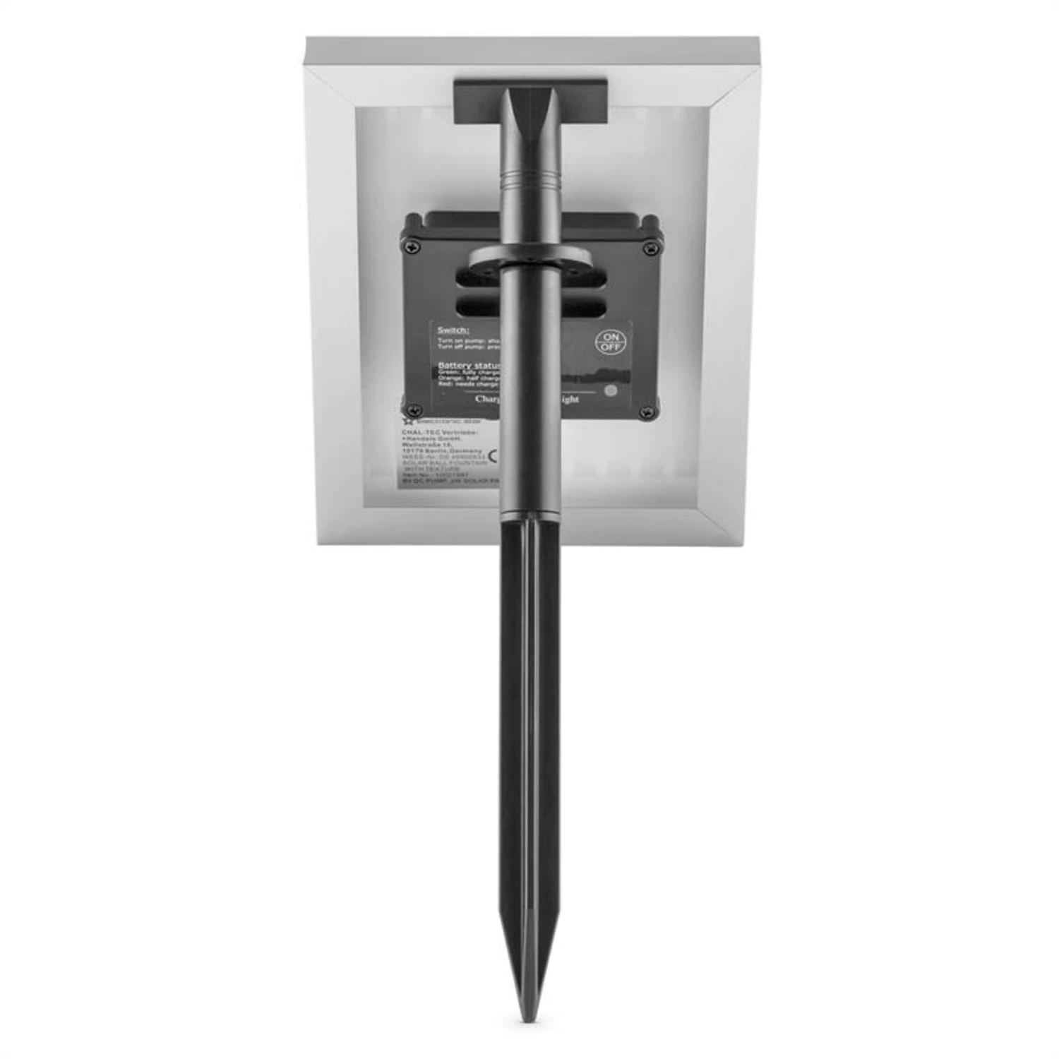 Schönbrunn Springbrunnen Kugelbrunnen Solar 200 L/h LED Basalt 6 Schönbrunn Springbrunnen Kugelbrunnen Solar 200 L/h LED Basalt – Bild 4