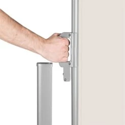 Bari 320 Seitenmarkise Seitenrollo 300x200cm Aluminium Creme -Online Gartenbedarf 10028019 yy 0005 titel Blumfeldt Bari 320 Seitenmarkise