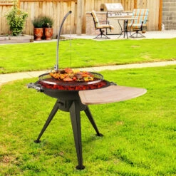 Delion Galgen-Schwenkgrill Feuerschale Ø80cm Hochfuß Seilzug Edelstahl 14 Delion Galgen-Schwenkgrill Feuerschale Ø80cm Hochfuß Seilzug Edelstahl -Online Gartenbedarf 10028487 yy 0003 logo