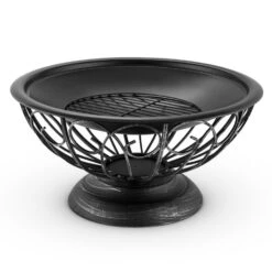 Tulip Feuerschale Ø75cmGrill Feuerstelle Funkenschutz Stahl Brüniert 15 Tulip Feuerschale Ø75cmGrill Feuerstelle Funkenschutz Stahl Brüniert -Online Gartenbedarf 10028582 yy 0005 detail 05 Blumfeldt Tulip Feuerschale 75cm Grill