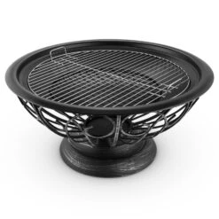 Tulip Feuerschale Ø75cmGrill Feuerstelle Funkenschutz Stahl Brüniert 17 Tulip Feuerschale Ø75cmGrill Feuerstelle Funkenschutz Stahl Brüniert -Online Gartenbedarf 10028582 yy 0007 detail 07 Blumfeldt Tulip Feuerschale 75cm Grill