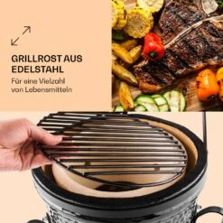 Princesize Kamado-Grill Keramikgrill Edelstahl-Grillrost Smoker BBQ -Online Gartenbedarf 10029123 de 0003 logo