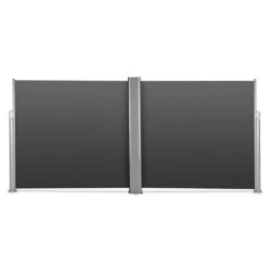 Bari Doppio 616 Doppel-Seitenmarkise 6x1,6m Aluminium Anthrazit 12 Bari Doppio 616 Doppel-Seitenmarkise 6x1,6m Aluminium Anthrazit -Online Gartenbedarf 10029125 yy 0003 front Blumfeldt Bari Doppio Doppelseitenmarkise 6x160cm