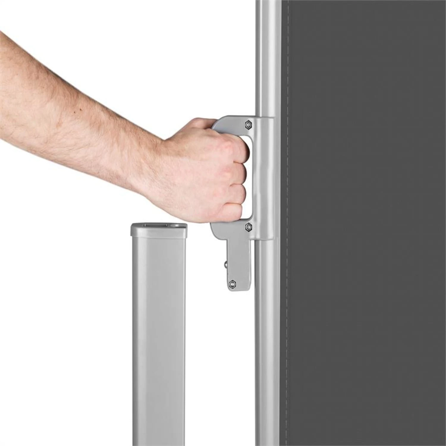 Bari Doppio 616 Doppel-Seitenmarkise 6x1,6m Aluminium Anthrazit 8 Bari Doppio 616 Doppel-Seitenmarkise 6x1,6m Aluminium Anthrazit – Bild 6