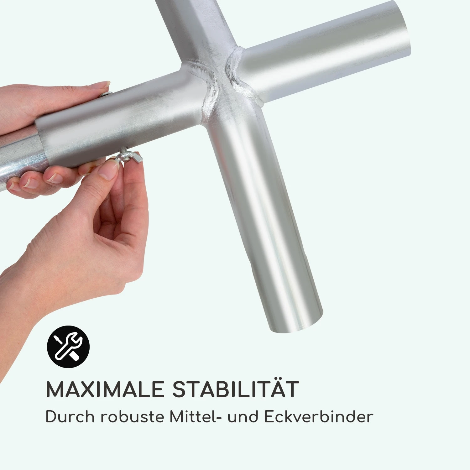 Sommerfest 5x8m 500 G/m² Partyzelt Festzelt PVC Wasserdicht Feuerfest 8 Sommerfest 5x8m 500 G/m² Partyzelt Festzelt PVC Wasserdicht Feuerfest – Bild 6