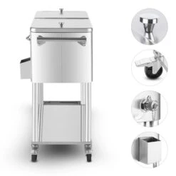 Springbreak 2000 Getränkewagen Terrassenkühlwagen 80l Edelstahl 8 Springbreak 2000 Getränkewagen Terrassenkühlwagen 80l Edelstahl -Online Gartenbedarf 10029647 yy 0003 logo