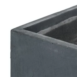 Solidflor Pflanzkübel Pflanzgefäß 79,5x38x38 Cm Fiberton Anthrazit -Online Gartenbedarf 10029841 yy 0003 detail Blumfeldt Solidflor Pflanztopf