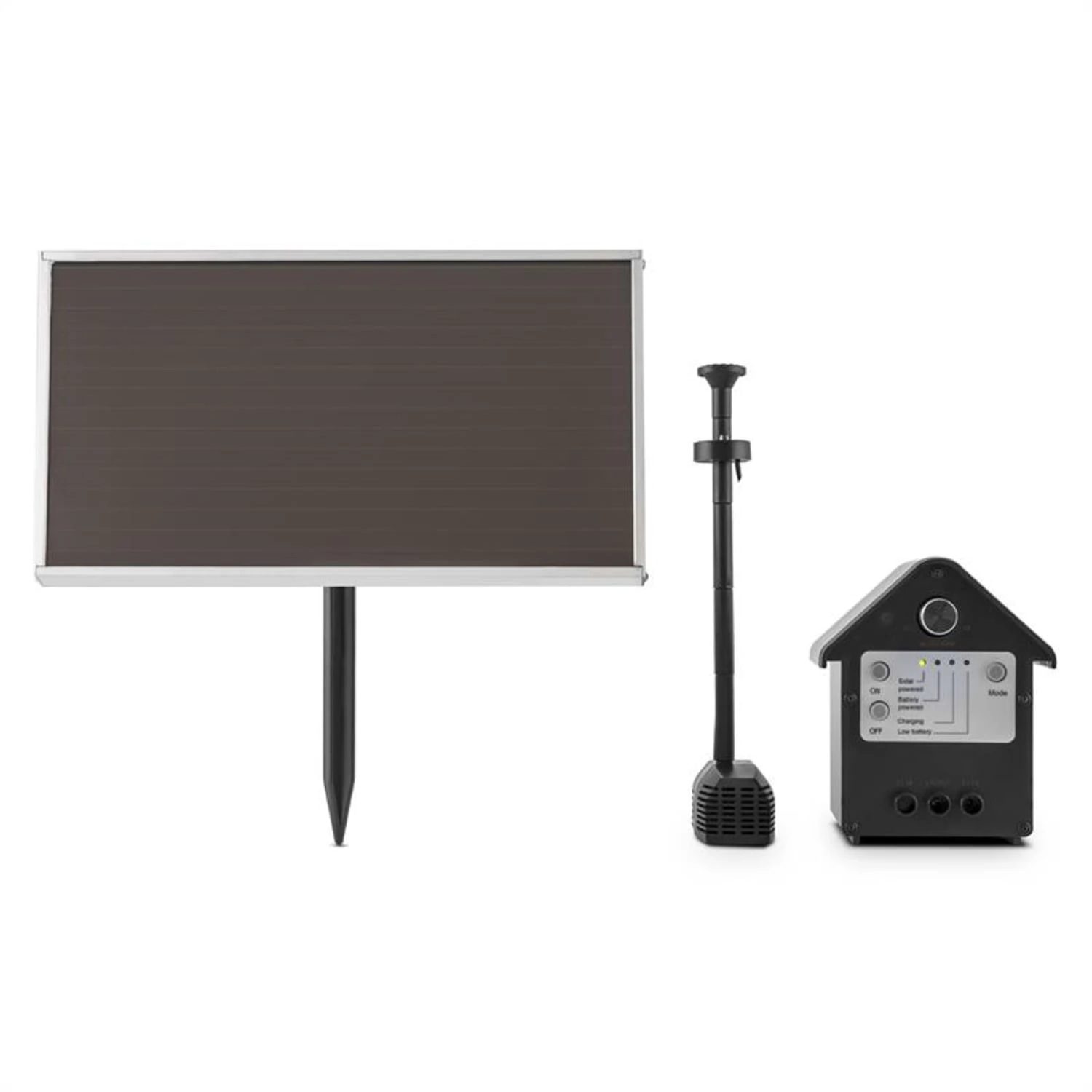 Wasserwerk 250 Wasserpumpe Solar Springbrunnen 250 L/h LED Akku 6 Wasserwerk 250 Wasserpumpe Solar Springbrunnen 250 L/h LED Akku – Bild 4