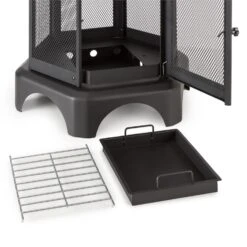 Mandala Gartenkamin Feuerstelle Thermolack Inkl. Schürhaken 11 Mandala Gartenkamin Feuerstelle Thermolack Inkl. Schürhaken -Online Gartenbedarf 10030147 yy 0005 detail Fire Basket black