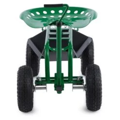 Waldbeck Park Ranger Gartensitz 130 Kg Fahrbar Ablage Stahl Grün -Online Gartenbedarf 10030404 yy 0003 titel side Waldbeck four wheel garden seat