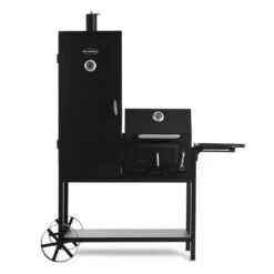 Fleischbrocken Holzkohlegrill Smoker Räucherofen BBQ-Grill Schwarz -Online Gartenbedarf 10030554 yy 0004 detail Professional charcoal grill and smoker