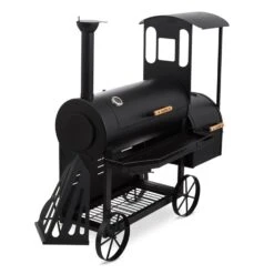 Dampflok Smoker Grill 3 Mm Stahl Schwarz