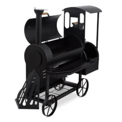 Dampflok Smoker Grill 3 Mm Stahl Schwarz 13 Dampflok Smoker Grill 3 Mm Stahl Schwarz -Online Gartenbedarf 10030555 yy 0006 front Train Grill