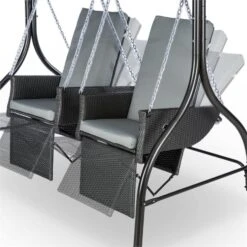 Concordia Hollywoodschaukel Gartenschaukel 185 Cm 2 Sitze Sonnendach -Online Gartenbedarf 10030566 yy 0005 detail Blumfeldt Concordia Hollywoodschaukel