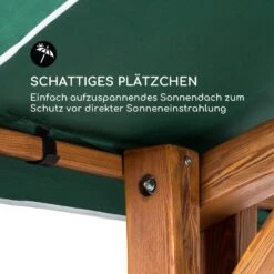 Aruba Hollywoodschaukel Gartenschaukel 130 Cm 2-Sitzer Massivholz -Online Gartenbedarf 10030685 de 0007 logo