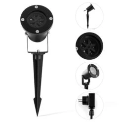 Snowdance LED-Projektor Schneeflocken 4 Farben IP64 8 Snowdance LED-Projektor Schneeflocken 4 Farben IP64 -Online Gartenbedarf 10030936 yy 0003 detail Bumfeldt Snowdance LED Projektor Schneeflocken