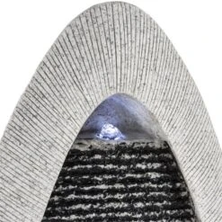 Gavarnie Wandbrunnen LED 37,5x89,5x9 Cm Oval 6W Pumpe IP 67 10 Gavarnie Wandbrunnen LED 37,5x89,5x9 Cm Oval 6W Pumpe IP 67 -Online Gartenbedarf 10030994 yy 0005 detail Blumfeldt Gavarnie Wandbrunnen Naturstein Optik