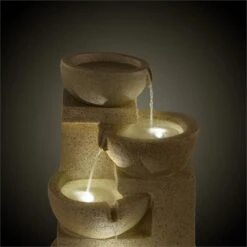 Korinth Zierbrunnen Gartenbrunnen 3W Solar LED Sandsteinoptik 9 Korinth Zierbrunnen Gartenbrunnen 3W Solar LED Sandsteinoptik -Online Gartenbedarf 10031399 yy 0003 detail Blumfeldt Korinth Zierbrunnen 3W Sandsteinoptik