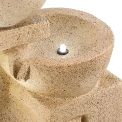 Korinth Zierbrunnen Gartenbrunnen 3W Solar LED Sandsteinoptik 10 Korinth Zierbrunnen Gartenbrunnen 3W Solar LED Sandsteinoptik -Online Gartenbedarf 10031399 yy 0004 detail Blumfeldt Korinth Zierbrunnen 3W Sandsteinoptik