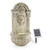 Löwenstein Wandbrunnen Gartenbrunnen Solar 2W LED Polyresin Steinoptik -Online Gartenbedarf 10031400 yy 0001 titel Blumfeldt Loewenstein Wandbrunnen 2W Steinoptik