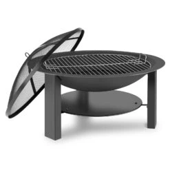 Mithras Feuerschale Ø75cm Funkenschutz Ø60cm Grillrost Gusseisen Stahl 15 Mithras Feuerschale Ø75cm Funkenschutz Ø60cm Grillrost Gusseisen Stahl -Online Gartenbedarf 10031450 uk 0007 titel Blumfeldt Mithras Feuerschale