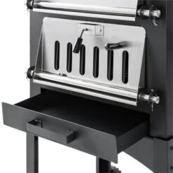 Pizzaiolo Perfetto Pizzaofen 30,5x30,5cm Echtstein 1,2mm Stahl Mobil -Online Gartenbedarf 10032130 yy 0005 detail pizzaiolo perfet pizzaofen