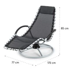 The Chiller Schwingliege 77x85x173cm 360 Comfort ComfortMesh Schwarz -Online Gartenbedarf 10032242 yy 0010 logo