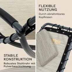 The Chiller Schwingliege 77x85x173cm 360 Comfort ComfortMesh Beige -Online Gartenbedarf 10032243 de 0009 logo