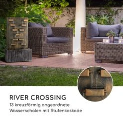 River Crossing Gartenbrunnen In/Outdoor 6W Pumpe 10m Kabel Verzinkt -Online Gartenbedarf 10032260 de 0007 logo
