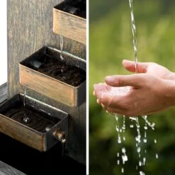 River Crossing Gartenbrunnen In/Outdoor 6W Pumpe 10m Kabel Verzinkt -Online Gartenbedarf 10032260 yy 0004 ambient