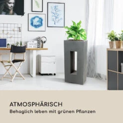 Airflor Pflanztopf 45 X 100 X 27 Cm Fiberglas In-/Outdoor Dunkelgrau -Online Gartenbedarf 10032502 de 0003 logo