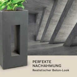 Airflor Pflanztopf 45 X 100 X 27 Cm Fiberglas In-/Outdoor Dunkelgrau -Online Gartenbedarf 10032502 de 0008 logo