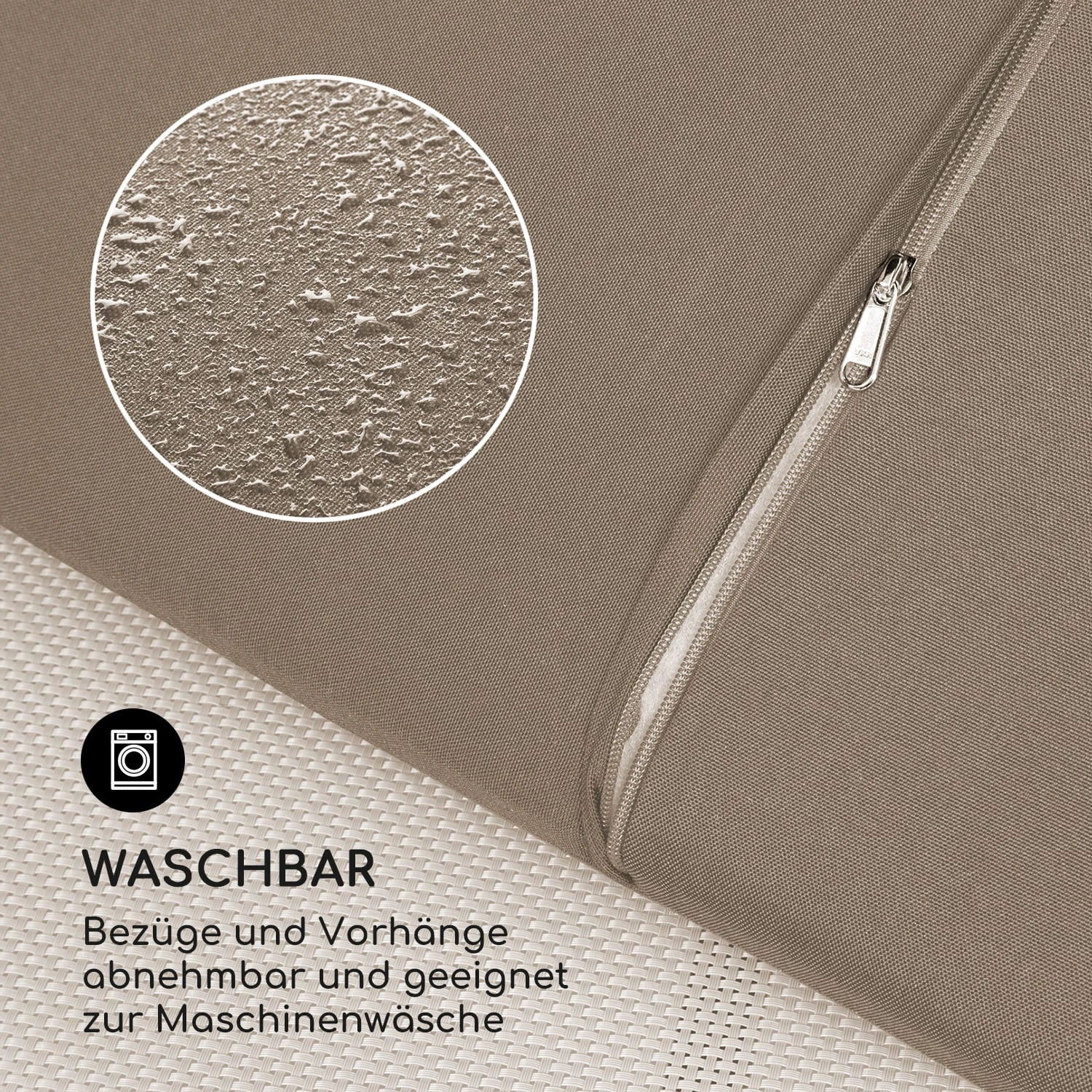 Senator Lounge Gartenliege 188x208x205cm Sonnendach Polyester Stahl 6 Senator Lounge Gartenliege 188x208x205cm Sonnendach Polyester Stahl – Bild 4