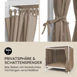 Senator Lounge Gartenliege 188x208x205cm Sonnendach Polyester Stahl 15 Senator Lounge Gartenliege 188x208x205cm Sonnendach Polyester Stahl -Online Gartenbedarf 10032569 de 0005 logo