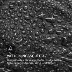 Eremitage Ersatzdach Sonnenschutz Polyester Wasserdicht Grau -Online Gartenbedarf 10032575 de 0003 logo