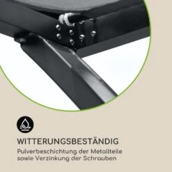 Palazzo Pavillon 4x3m Faltdach Polyester Aluminium Schwarz / Grau -Online Gartenbedarf 10032577 de 0005 logo