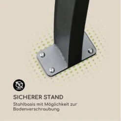 Palazzo Pavillon 4x3m Faltdach Polyester Aluminium Schwarz / Grau -Online Gartenbedarf 10032577 de 0006 logo