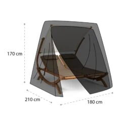 Sonnendeck Regenschutzhülle Wasserabweisend Polyester Schwarz -Online Gartenbedarf 10032634 yy 0005 logo Blumfeldt Sonnendeck Regenschutzhuelle