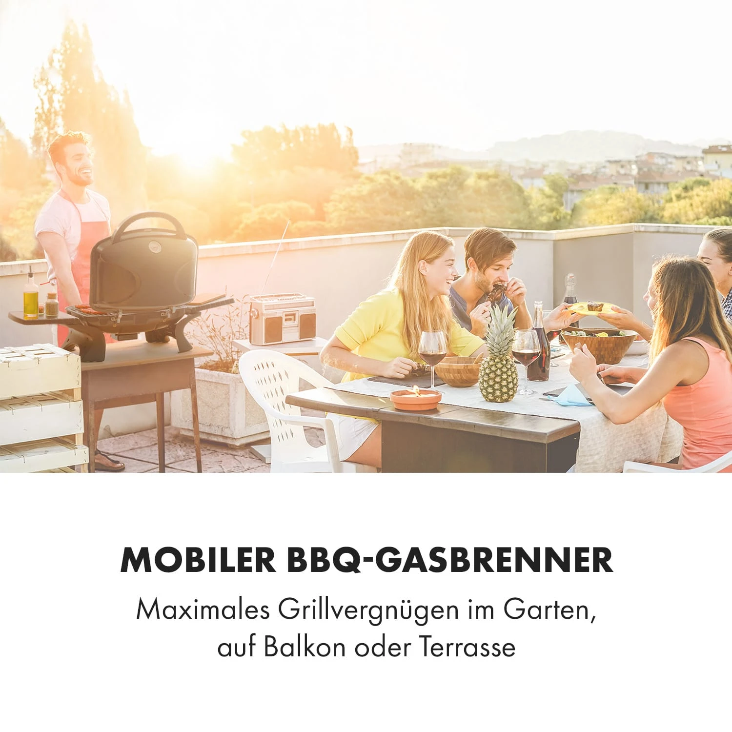 Parforce Duo 2 Gasgrill Brenner 4,4kW 15000BTU 300°C Schwarz 4 Parforce Duo 2 Gasgrill Brenner 4,4kW 15000BTU 300°C Schwarz – Bild 2