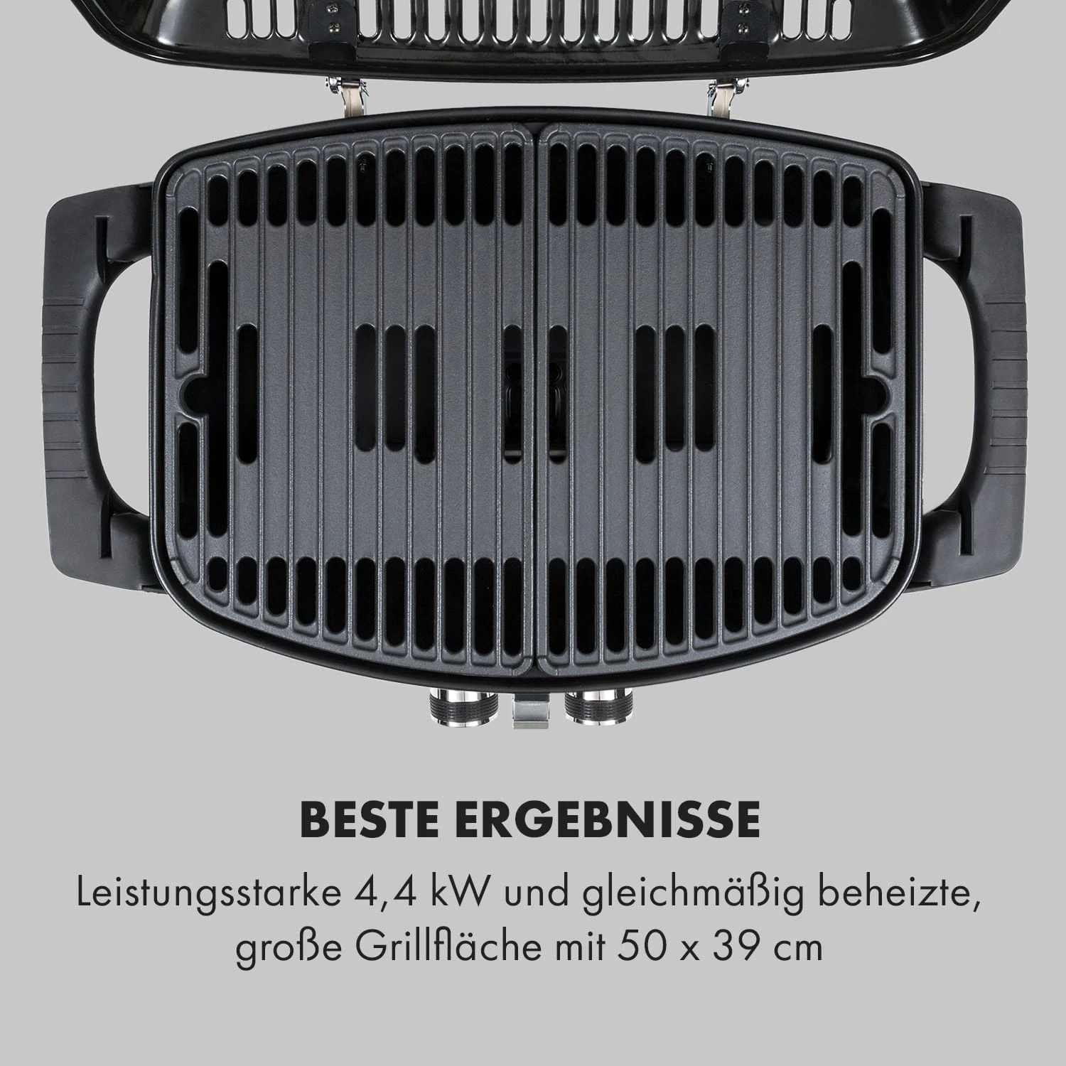 Parforce Duo Gasgrill 2 Brenner 4,4kW 15000BTU 300°C Grau 5 Parforce Duo Gasgrill 2 Brenner 4,4kW 15000BTU 300°C Grau – Bild 3