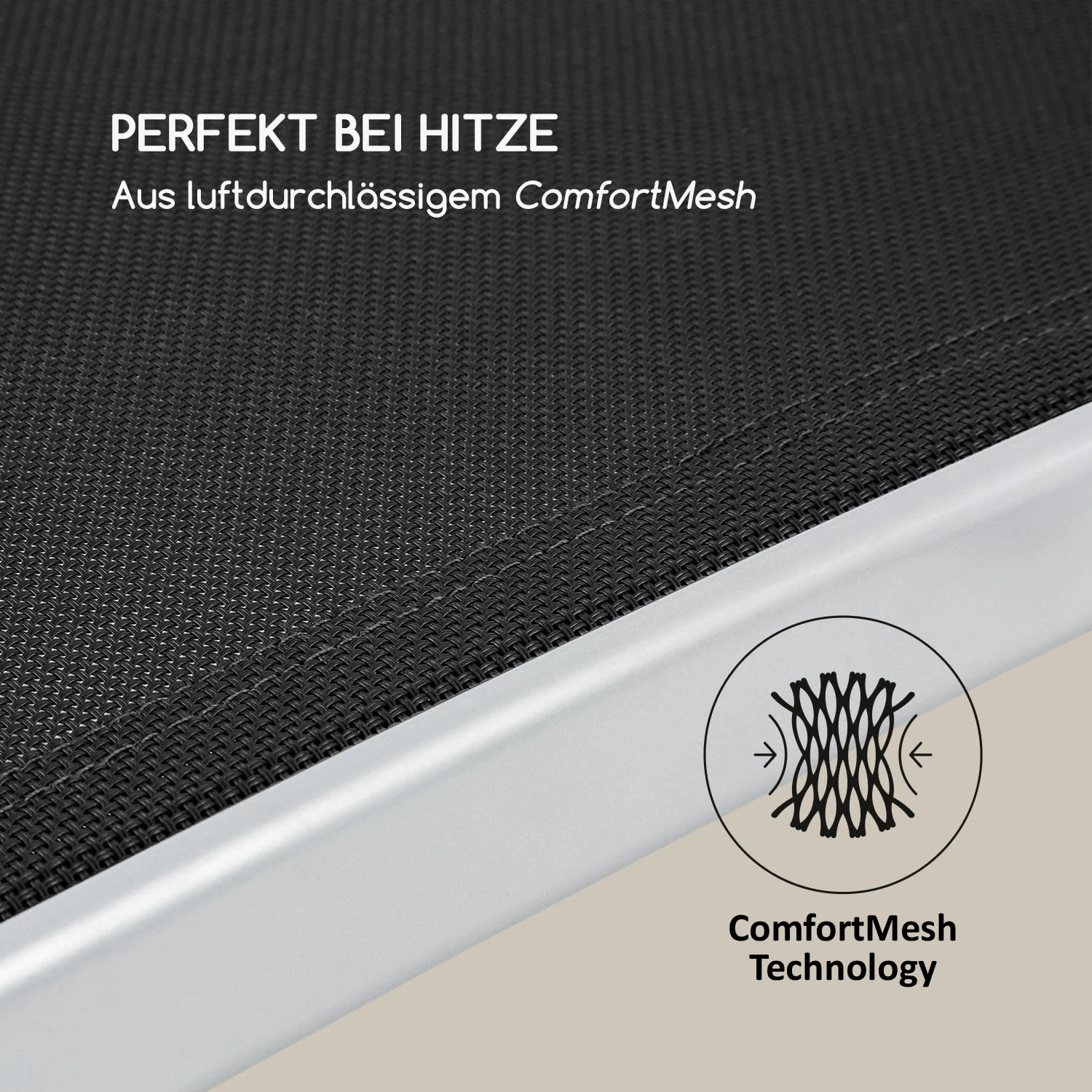 Sun Valley Sonnenliege Zusammenklappbar Kopfkissen Schwarz 7 Sun Valley Sonnenliege Zusammenklappbar Kopfkissen Schwarz – Bild 5