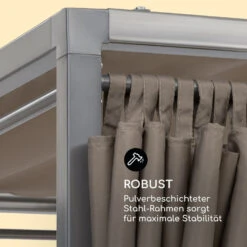 Eremitage Double Sunbed 2 Pers Stahl-Rahmen Sonnendach Vorhänge Taupe 16 Eremitage Double Sunbed 2 Pers Stahl-Rahmen Sonnendach Vorhänge Taupe -Online Gartenbedarf 10033316 de 0005 logo