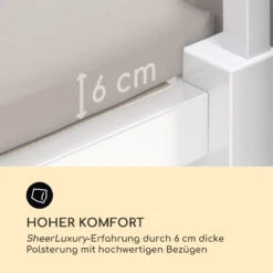 Eremitage Double Sunbed 2 Pers Stahl-Rahmen Sonnendach Vorhänge Creme -Online Gartenbedarf 10033317 de 0006 logo