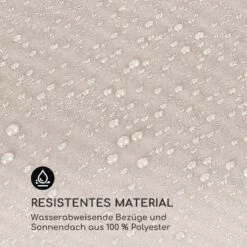 Eremitage Double Sunbed 2 Pers Stahl-Rahmen Sonnendach Vorhänge Creme -Online Gartenbedarf 10033317 de 0009 logo