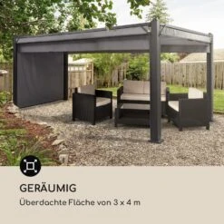 Pantheon Cortina Pavillon Mit Dach 3x4m 4 Seitenteile Grau 14 Pantheon Cortina Pavillon Mit Dach 3x4m 4 Seitenteile Grau -Online Gartenbedarf 10033319 de 0004 logo