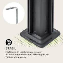 Pantheon Cortina Pavillon Mit Dach 3x6m 4 Seitenteile Beige -Online Gartenbedarf 10033320 de 0006 logo