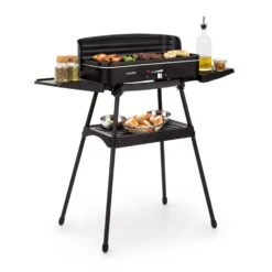 Online Gartenbedarf 13 Porterhouse Elektrogrill 2200W Antihaft-Grillfläche Schwarz
