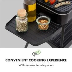 Porterhouse Elektrogrill 2200W Antihaft-Grillfläche Schwarz -Online Gartenbedarf 10033322 yy 0003 logo Klarstein Porterhouse Elektrogrill 2200W schwarz